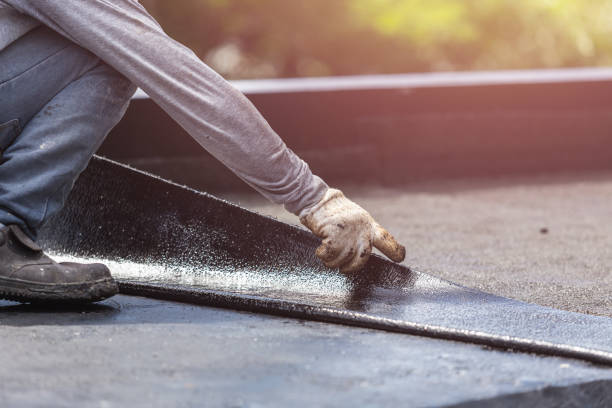 Professional Waterproofing technician working in Franklin Park, NJ